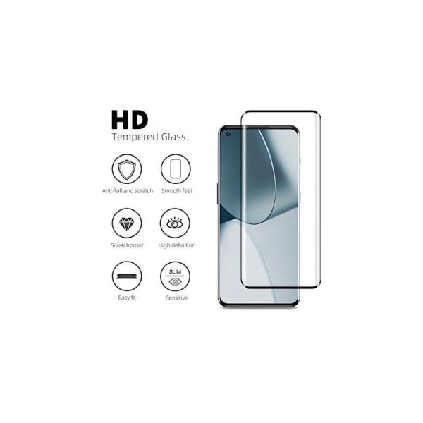 OnePlus 10 Pro FullFrame 3D 0.26mm 9H Härdat Glas Transparent