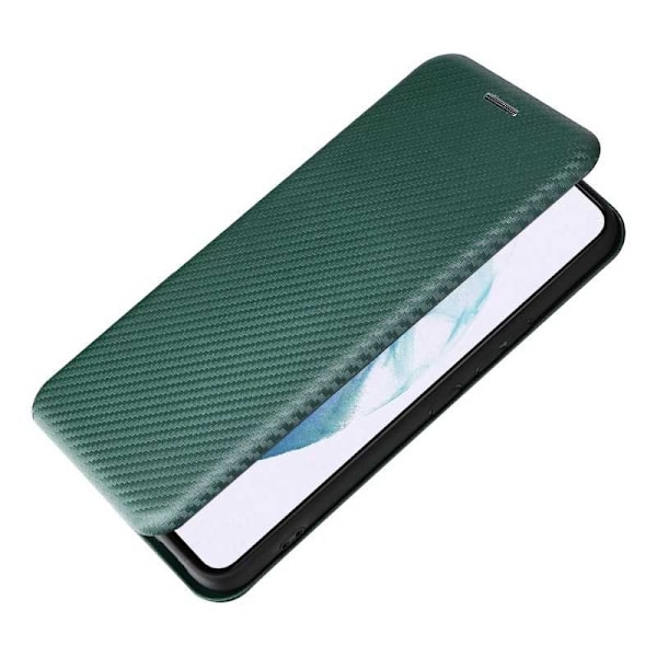 Samsung S22 Plus Flip Case Kortrum CarbonDreams Svart