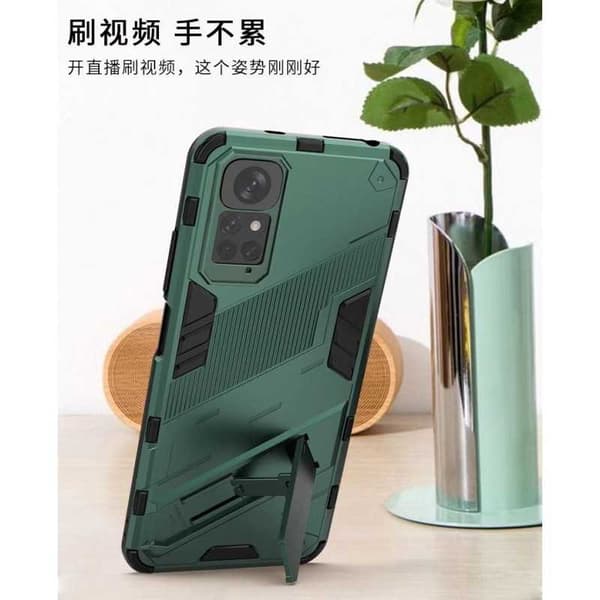 Xiaomi Redmi Note 11 / 11S Stöttåligt Skal med Kickstand ThinArmor V2 Black