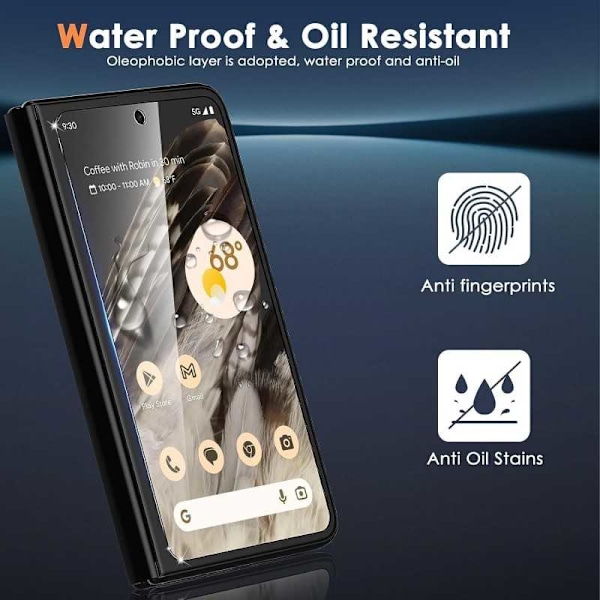 Google Pixel Fold Hærdet glas 0,26mm 2,5D 9H Transparent
