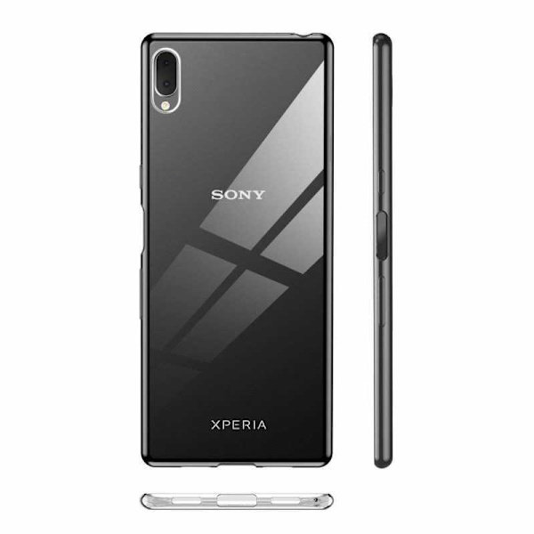 Xperia L3 Stöttåligt Genomskinligt Skal Simple Transparent