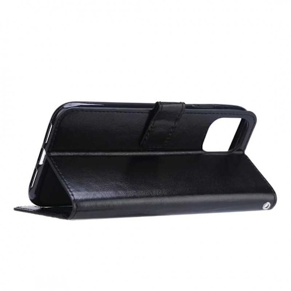 Motorola Edge 20 Lite Pung Etui PU Læder 4 RUMM Black