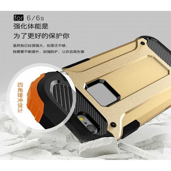 iPhone 6S Plus Shockproof Shell SlimArmor Svart