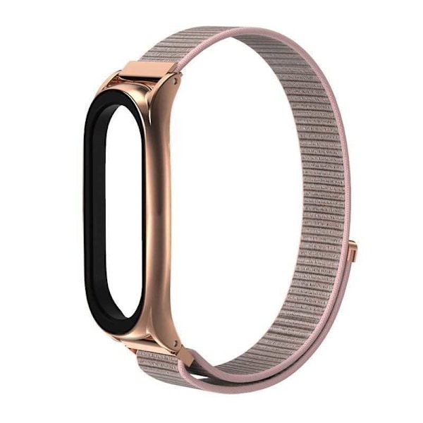 Urheilullinen käsivarsinauha Nylon Mi Band 7/7 NFC Rosenguld