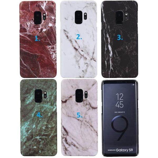 Samsung S9 Plus Marmoskal Slimfit 3D Design Marbleous Green Variant 4