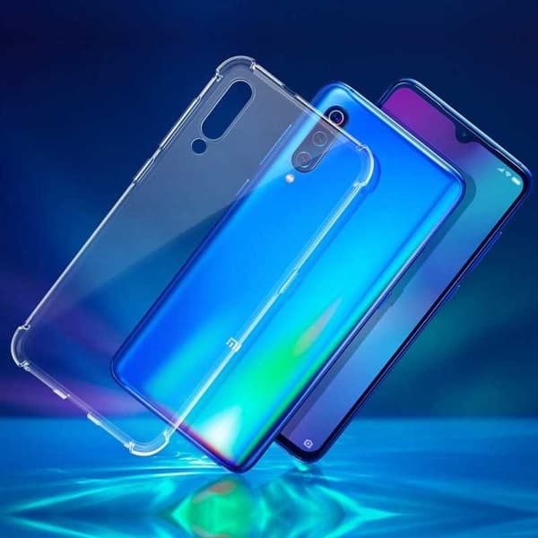 Xiaomi Mi 9 Iskunvaimennus Silikoni Shell Shockr Transparent