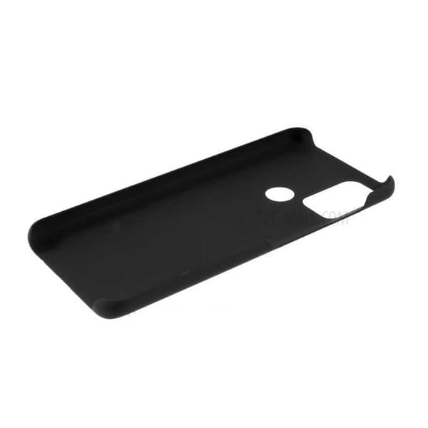 Motorola G60s Ultra-ohut kumipinnoitettu mattamusta Cover Basic V2 Black