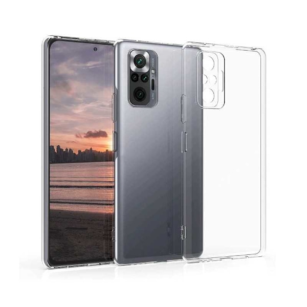 Redmi Note 10 Stötdämpande Mjukt Skal Simple Transparent