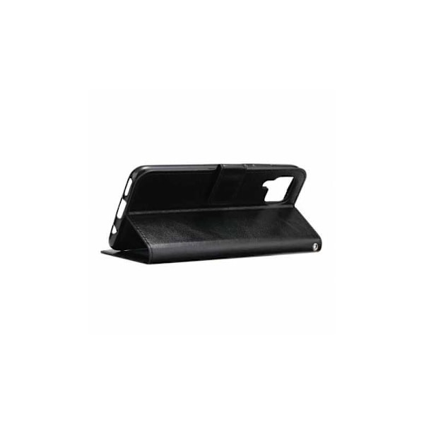 Samsung A12 5G Plånboksfodral PU-Läder 4-FACK Svart