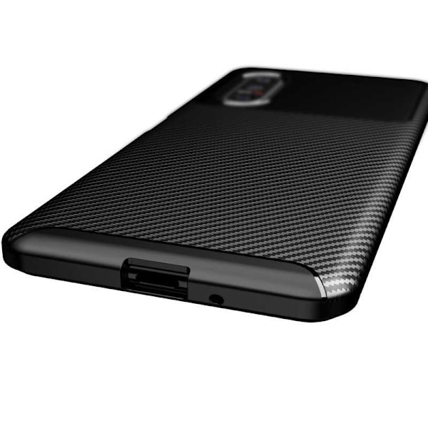 Xperia 5 II Stöttåligt Slimmat Skal FullCarbon V4 Svart