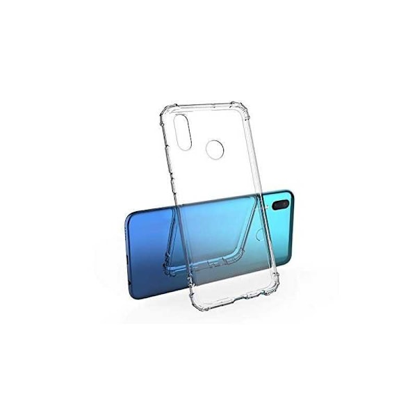 Huawei P Smart 2019 Stødabsorberende Silikone Shell Shockr Transparent
