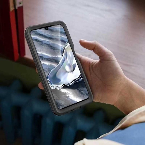 Samsung A34 5G fuld dækning vandtæt premium cover - 2m Black