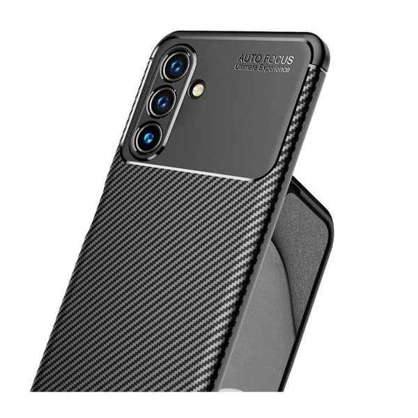 Samsung A54 5G Stöttåligt Slimmat Skal FullCarbon V4 Svart
