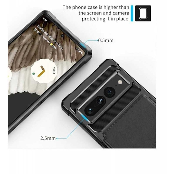 Google Pixel 8 Pro Shockproof Premium Cover Solid V3 RFID