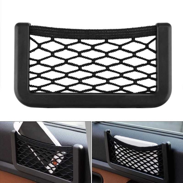 Universal bilholder Elastisk net Black Variant 2