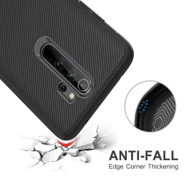 Xiaomi Redmi Note 8 Pro tyylikäs iskunkestävä FullCarbon V3 Black