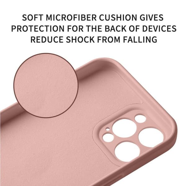 iPhone 15 Pro iskunkestävä kotelo CamShield-renkaan pidikkeellä Rosa