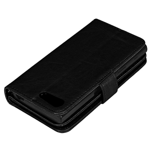Käytännöllinen Xperia XA -lompakkokotelo 11 alustalla Black