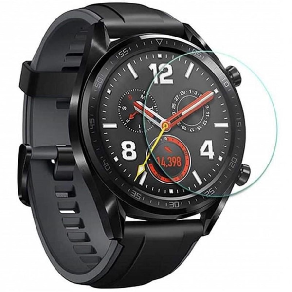 2-PACK Huawei Watch GT 46mm Härdat Glas 0.2mm 9H 2.5D Transparent