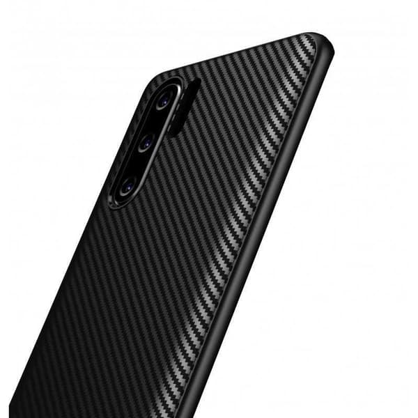Samsung Note 10 Plus iskunkestävä FullCarbon kotelo Black