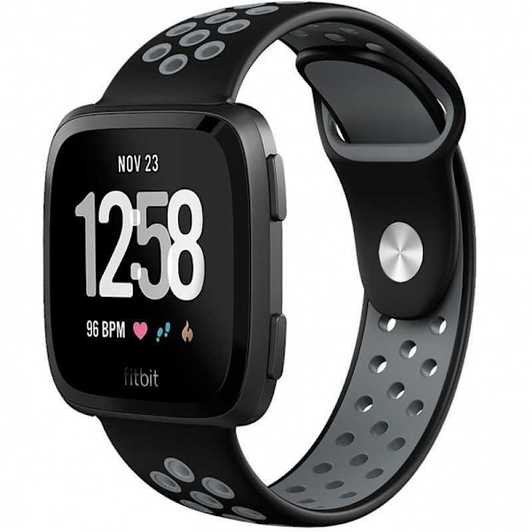 Fitbit Versa Stilren Sportarmband Runnr Svart