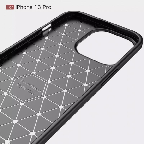 iPhone 13 Pro Iskunkestävä SlimCarbon-kotelo Black