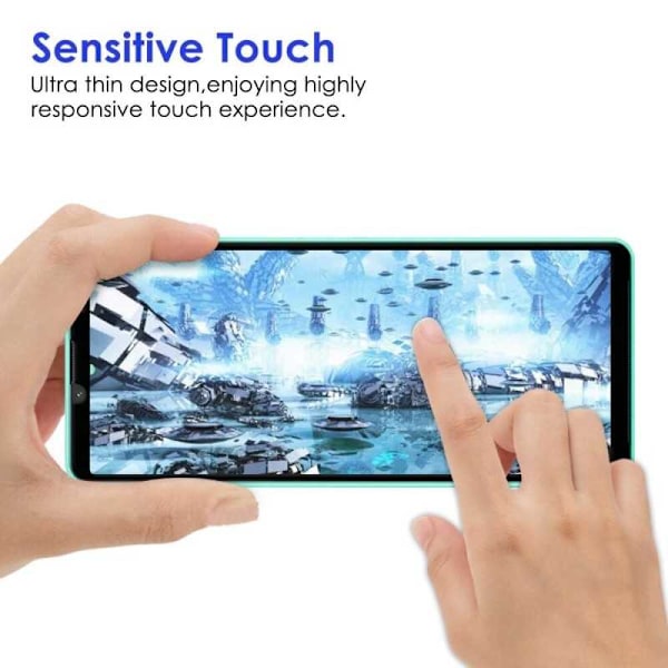 2-PACK Xperia 1 IV FullFrame 0,26 mm 2,5D 9H karkaistu lasi Transparent