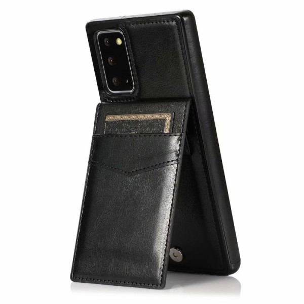 Samsung Note 20 Mobildeksel Kortholder 5-FACK Retro V3 Black