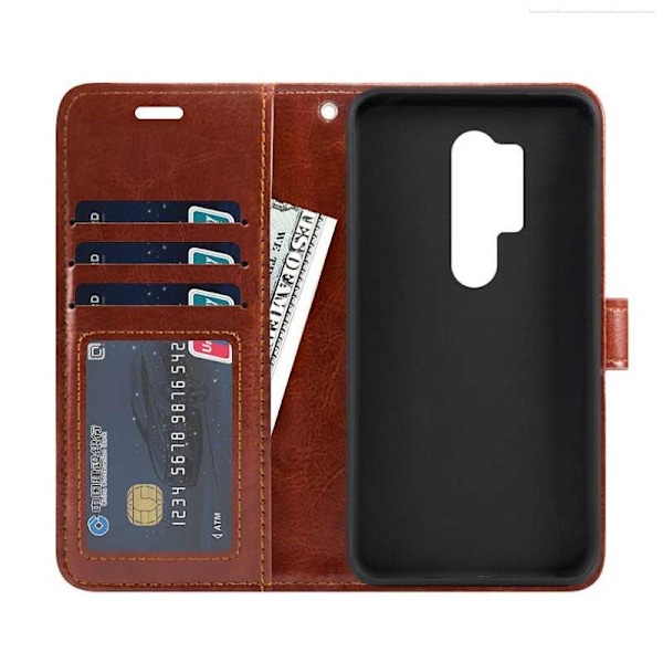 OnePlus 8 Pro Plånboksfodral PU-Läder 4-FACK Svart Svart