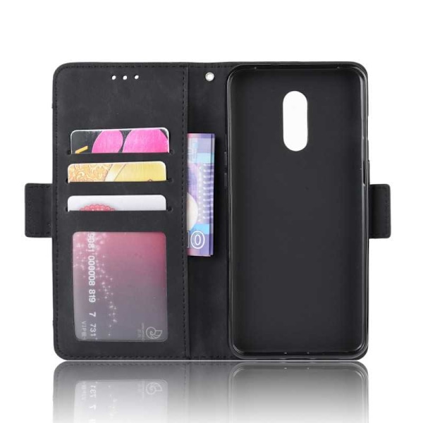 Oneplus 7 Plånboksfodral PU-Läder 6-FACK Winston V3 Svart