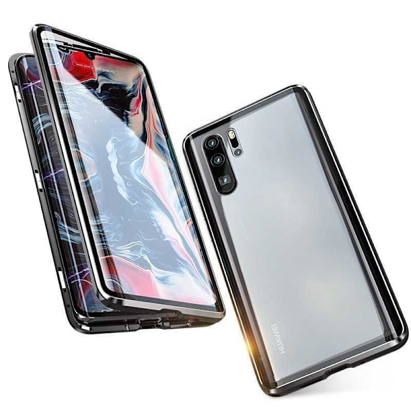 Huawei P30 Pro Full Coverage Premium Cover Glas Back V4 Svart