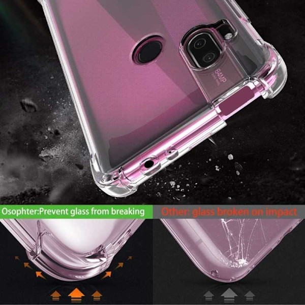 Motorola One Hyper Shock Absorbing Silicone Shell Shockr Transparent