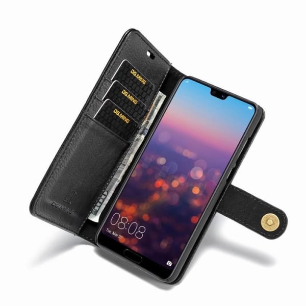 Mobil lommebok magnetisk DG Ming Huawei P20 Pro Black