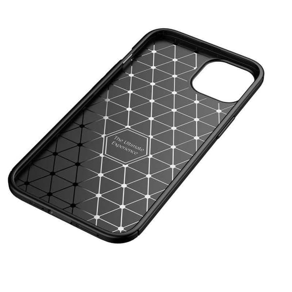 iPhone 14 Max Iskunkestävä ohut kansi FullCarbon V4 Black
