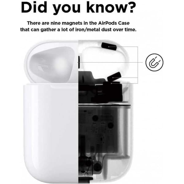 AirPods (Gen 1 & 2) Dust Guard Black