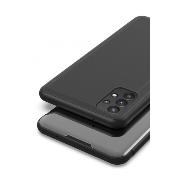 Samsung A53 5G Smart Flip Case Clear View Standing V2 Rocket Black