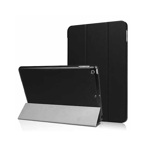 Apple iPad 9.7 2017/2018 Tyylikäs Trifold Case V2 Black