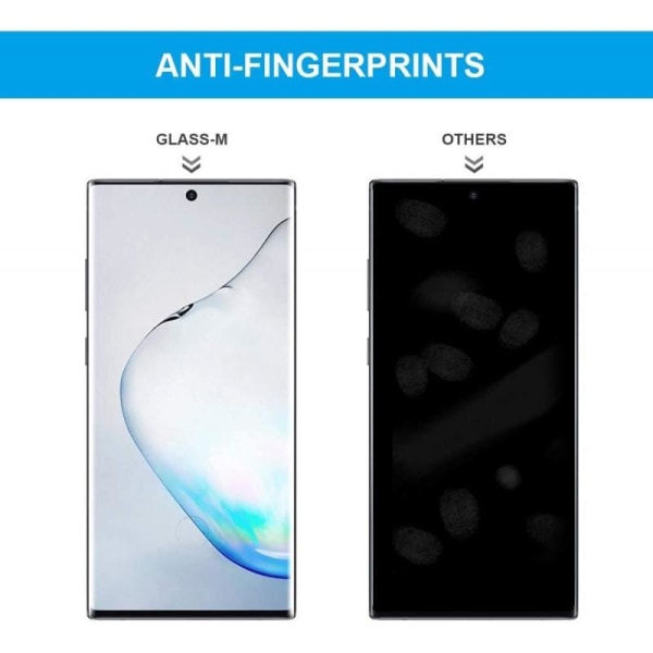 Samsung Note 10 3D 0,26 mm 9H hærdet glas Transparent