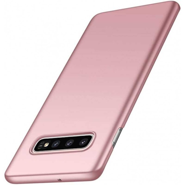 Samsung S10 Ultraohut kumipinnoitettu Cover Basic V2 Pink gold