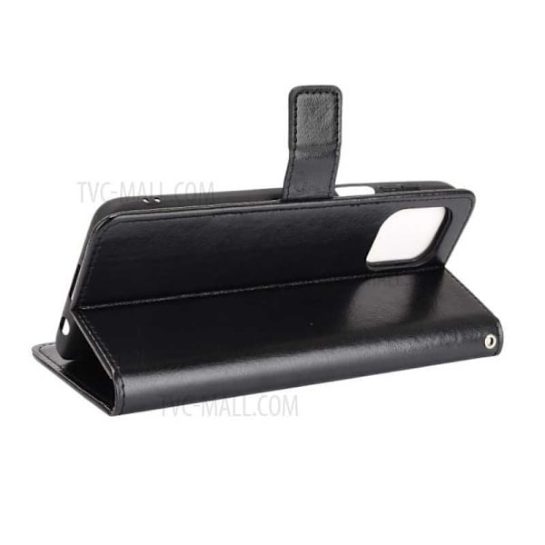Motorola Moto G100 Plånboksfodral PU-Läder 4-FACK Svart
