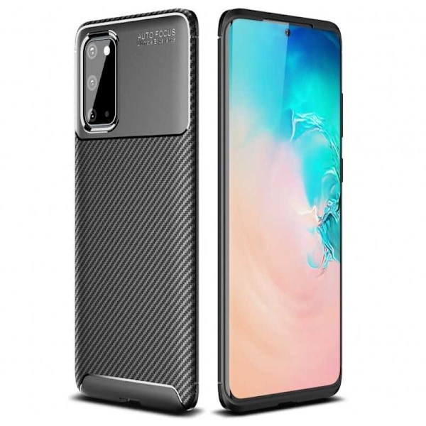 Samsung Galaxy S20 FE Stöttåligt Slimmat Skal FullCarbon V4 Svart