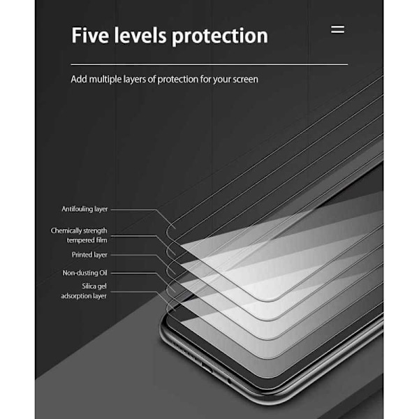 Google Pixel 4a 4G/LTE hærdet glas 0,26 mm 2,5D 9H Fullframe Transparent