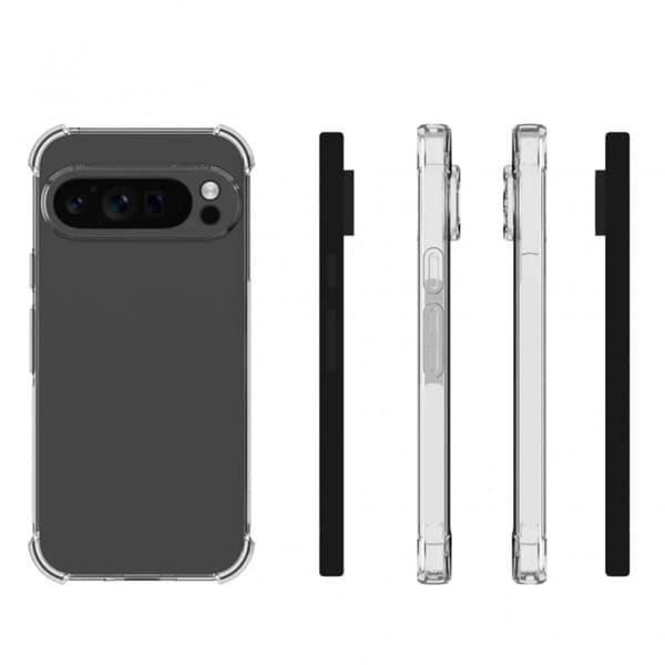 Google Pixel 9 Pro XL Stöttåligt Skal med Förstärkta Hörn