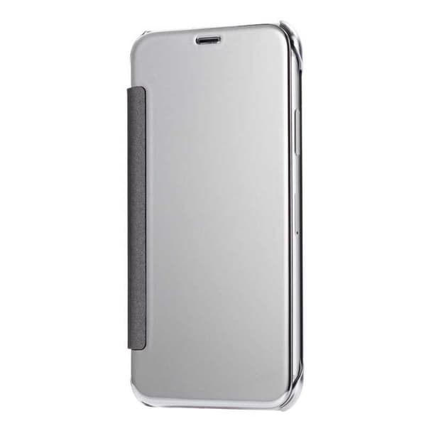 iPhone X Flip Case Clear View Seisova Rocket Guld