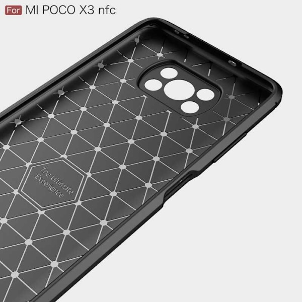 Xiaomi Poco X3 NFC Stöttåligt Skal SlimCarbon Svart