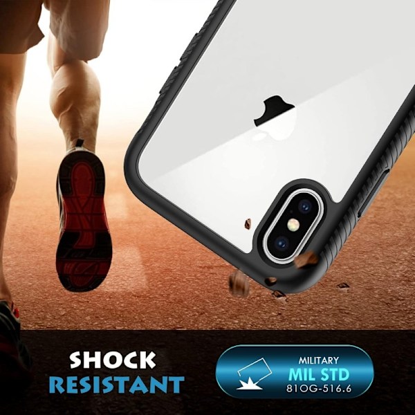 iPhone XS Full Coverage Premium 3D -kotelo ThreeSixty Transparent
