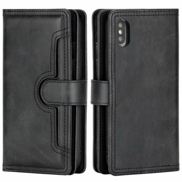 iPhone XS Max Wallet Case 10-Pocket Array V3 Black