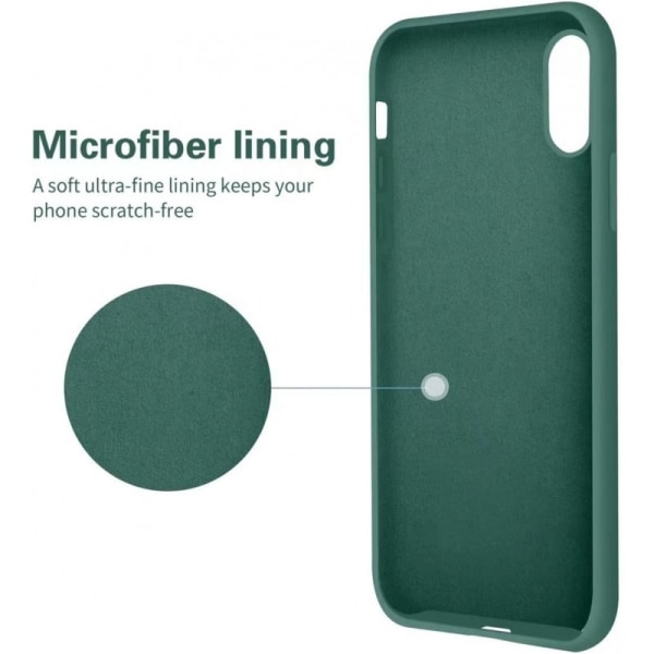 Gummibelagt Stöttåligt Skal iPhone XR - Grön