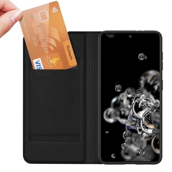 Samsung S21 FE Flip Case Smooth -korttipaikka Black