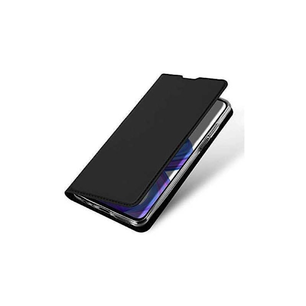 Huawei P Smart Pro Flip Case Smooth -korttipaikka Black